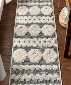 Well Woven Global Chiara Tribal Moroccan Grey High-Low Flat-Weave Rug 36 Well Woven Global Chiara Tribal Moroccan Grey High-Low Flat-Weave Rug