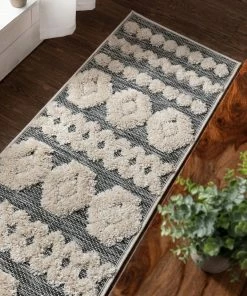 Well Woven Global Chiara Tribal Moroccan Grey High-Low Flat-Weave Rug 35 Well Woven Global Chiara Tribal Moroccan Grey High-Low Flat-Weave Rug