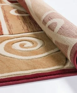 Well Woven Springfield Red Modern Rug