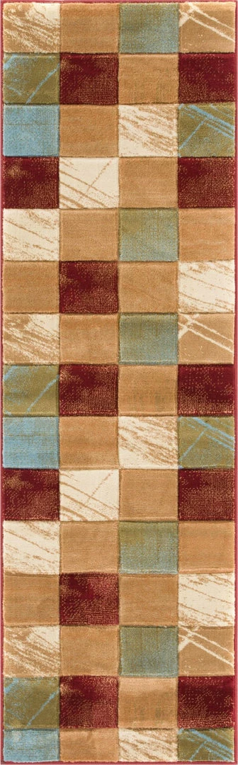 Well Woven Taylor Red Modern Geometric Rug 3 Well Woven Taylor Red Modern Geometric Rug