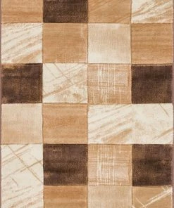 Well Woven Taylor Brown Modern Geometric Rug