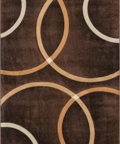 Well Woven Chester Brown Modern Geometric Rug 2' X 3'