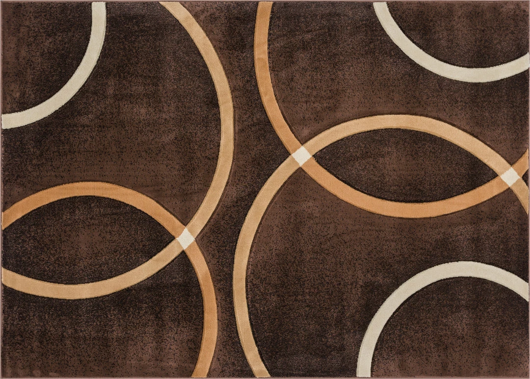 Well Woven Chester Brown Modern Geometric Rug 2' X 3' 4 Well Woven Chester Brown Modern Geometric Rug 2' X 3'
