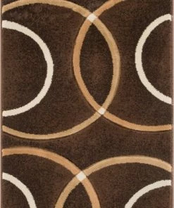 Well Woven Chester Brown Modern Geometric Rug 2' X 3' 6 Well Woven Chester Brown Modern Geometric Rug 2' X 3'