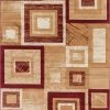 Well Woven Victoria Red Modern Geometric Rug