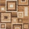 Well Woven Victoria Brown Beige Modern Geometric Rug