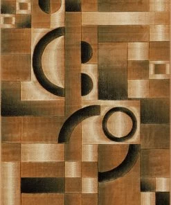 Well Woven South Street Green Modern Geometric Rug 2' X 3'