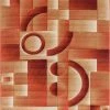 Well Woven South Street Orange Modern Geometric Rug