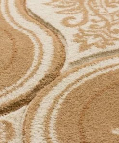 Well Woven Damask-ly Beige Modern Geometric Rug