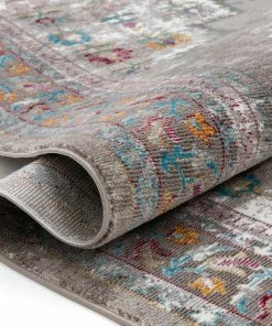 Well Woven Afton Bohemian Vintage Floral Medallion Cream Rug