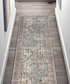 Well Woven Afton Bohemian Vintage Floral Medallion Cream Rug