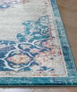 Well Woven Aidan Bohemian Vintage Floral Mandala Ivory Rug