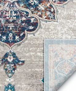 Well Woven Aidan Bohemian Vintage Floral Mandala Ivory Rug