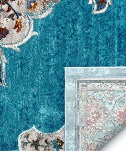 Well Woven Aidan Bohemian Vintage Floral Mandala Blue Rug 11 Well Woven Aidan Bohemian Vintage Floral Mandala Blue Rug