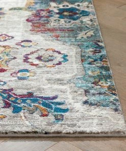 Well Woven Paloma Vintage Bohemian Oriental Medallion Ivory Rug