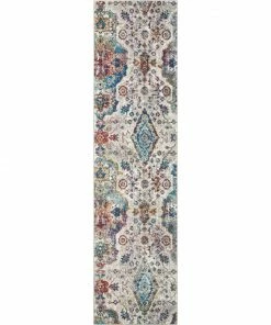 Well Woven Paloma Vintage Bohemian Oriental Medallion Ivory Rug