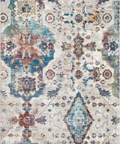 Well Woven Paloma Vintage Bohemian Oriental Medallion Ivory Rug