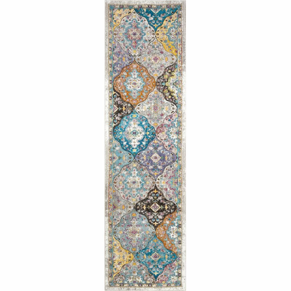 Well Woven Gaia Bohemian Vintage Floral Trellis Multi Rug 5 Well Woven Gaia Bohemian Vintage Floral Trellis Multi Rug