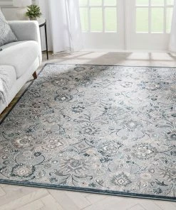 Well Woven Astor Vintage Oriental Floral Beige Rug Global
