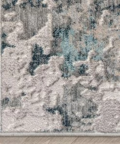 Well Woven Penelope Modern Abstract Distressed Grey Rug