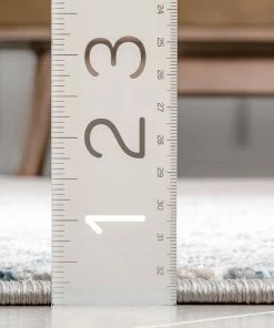 Well Woven Penelope Modern Abstract Distressed Grey Rug