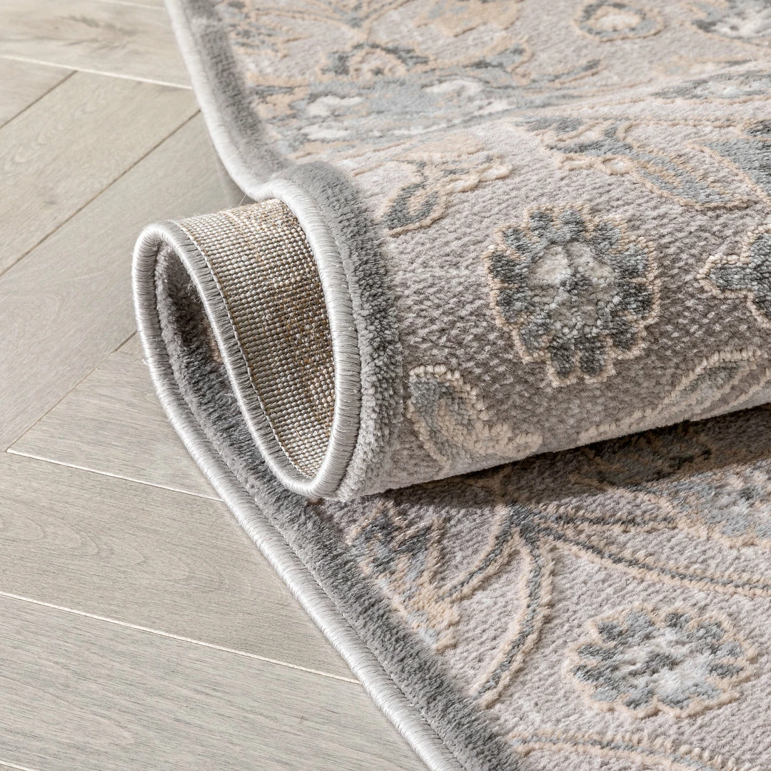 Well Woven Global Blossom Zena Vintage Oriental Floral Grey Area Rug 9 Well Woven Global Blossom Zena Vintage Oriental Floral Grey Area Rug