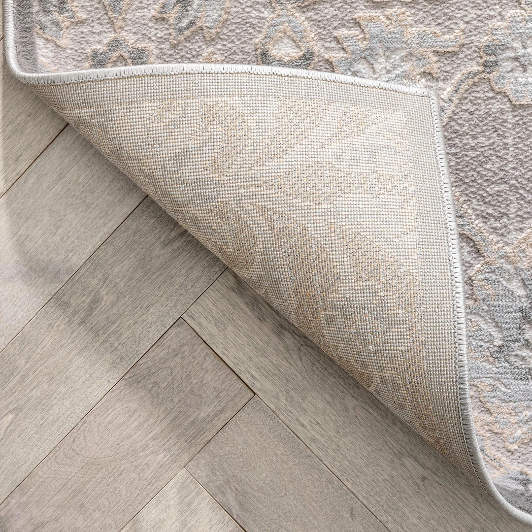 Well Woven Global Blossom Zena Vintage Oriental Floral Grey Area Rug 4 Well Woven Global Blossom Zena Vintage Oriental Floral Grey Area Rug