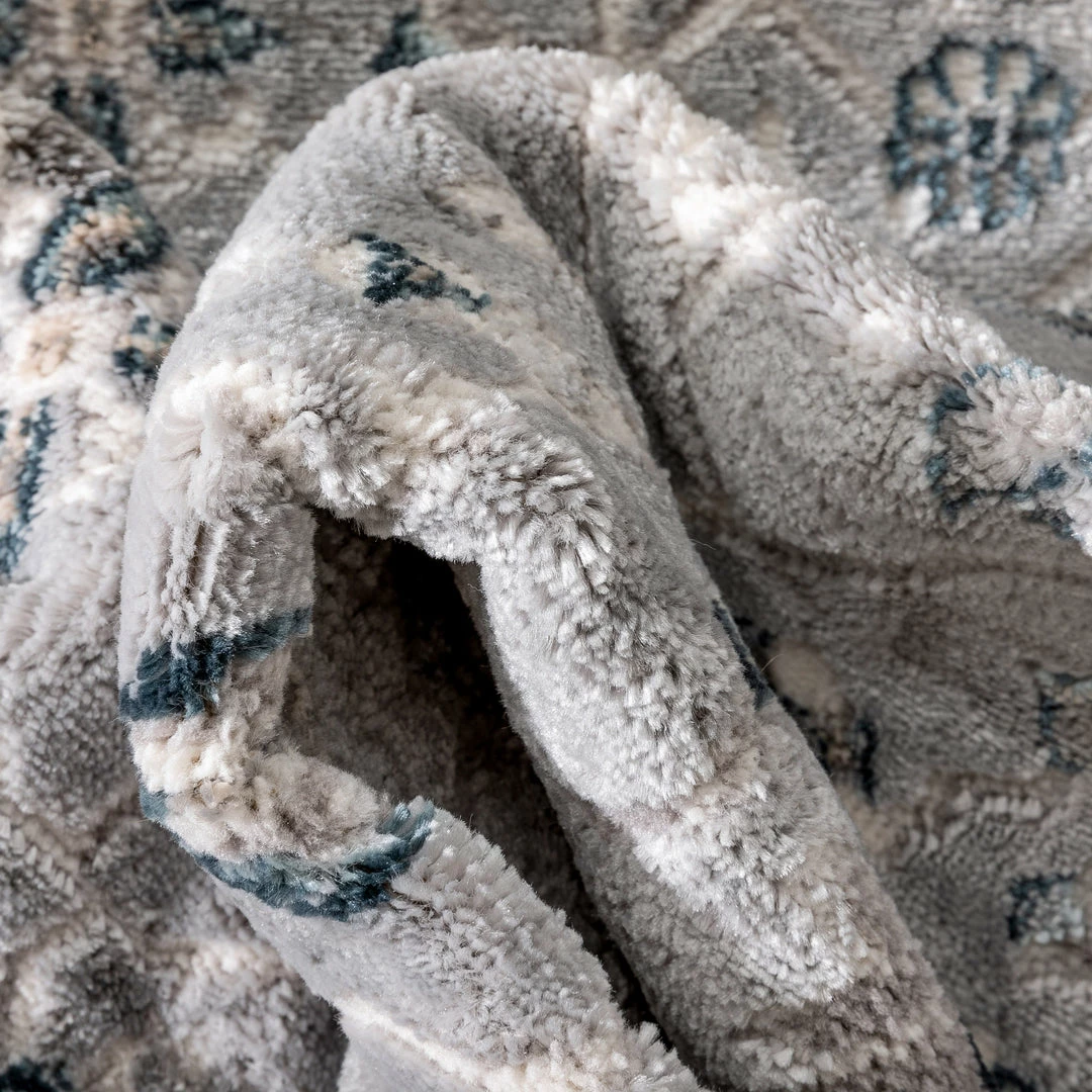 Well Woven Amare Vintage Botanical Floral Border Grey Rug 3 Well Woven Amare Vintage Botanical Floral Border Grey Rug