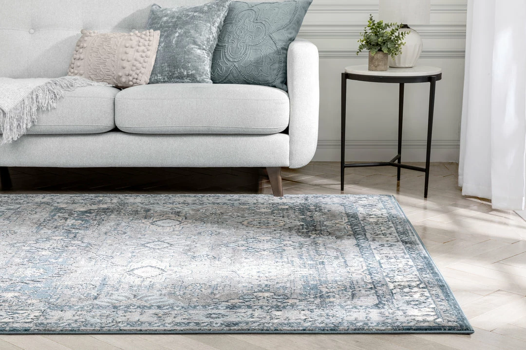 Well Woven Lennan Vintage Oriental Floral Border Blue Rug 7 Well Woven Lennan Vintage Oriental Floral Border Blue Rug