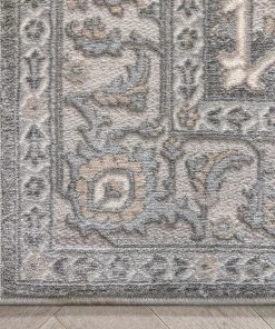 Well Woven Leif Vintage Medallion Ivory Rug Global