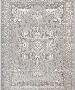 Well Woven Leif Vintage Medallion Ivory Rug Global