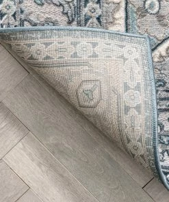 Well Woven Global Leif Vintage Medallion Blue Rug