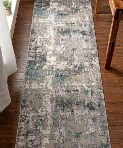 Well Woven Meade Modern Abstract Distressed Grey Rug 23 Well Woven Meade Modern Abstract Distressed Grey Rug