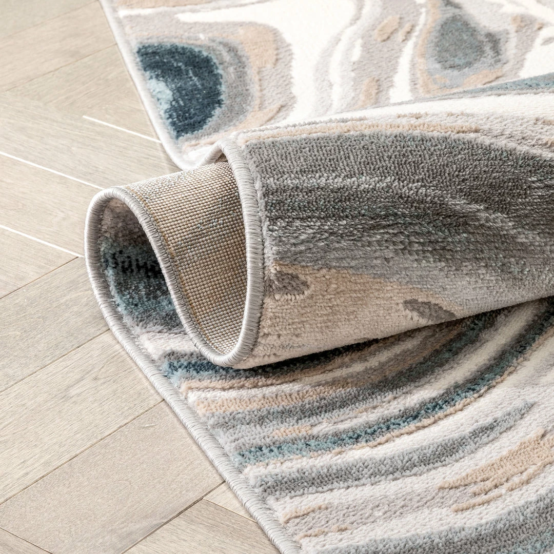 Well Woven Fallon Modern Abstract Distressed Grey Rug Global 9 Well Woven Fallon Modern Abstract Distressed Grey Rug Global