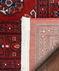 Well Woven Brio Bokhara Vintage Antique Tribal Floral Pattern Crimson Rug