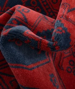 Well Woven Donte Bokhara Vintage Antique Tribal Geometric Pattern Crimson Rug