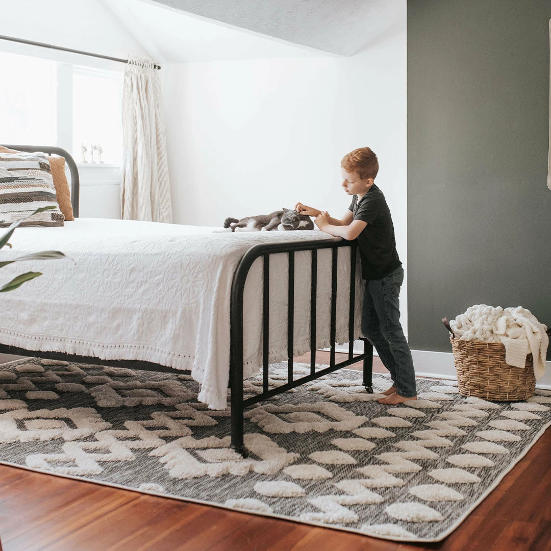 Well Woven Global Chiara Tribal Moroccan Grey High-Low Flat-Weave Rug 19 Well Woven Global Chiara Tribal Moroccan Grey High-Low Flat-Weave Rug