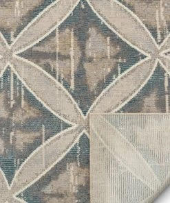 Well Woven Sofia Beige Vintage Modern Trellis Rug