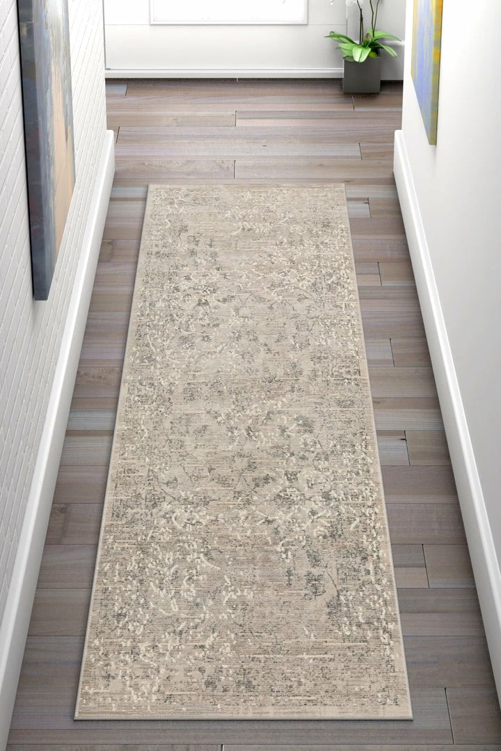 Well Woven Emily Beige Vintage Distressed Oriental Rug 3'7" X 5'3" 7 Well Woven Emily Beige Vintage Distressed Oriental Rug 3'7" X 5'3"