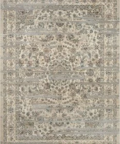 Well Woven Owen Beige Vintage Global Oriental Medallion Rug
