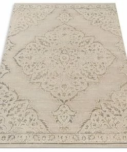 Well Woven Vivian Beige Vintage Global Medallion Rug 5'3