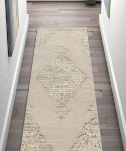 Well Woven Vivian Beige Vintage Global Medallion Rug 5'3