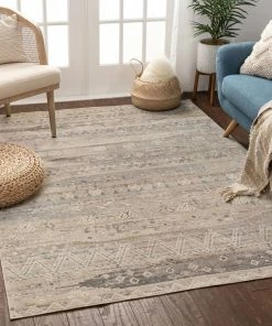 Well Woven Abby Beige Vintage Oriental Medallion Rug