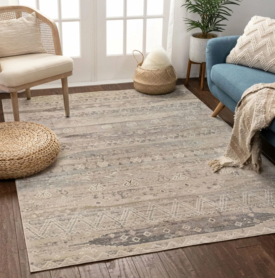 Well Woven Abby Beige Vintage Oriental Medallion Rug 2 Well Woven Abby Beige Vintage Oriental Medallion Rug