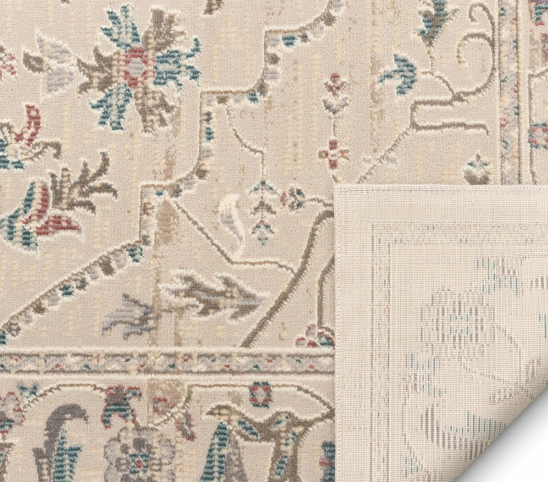 Well Woven Mariah Beige Vintage Oriental Medallion Rug 5 Well Woven Mariah Beige Vintage Oriental Medallion Rug