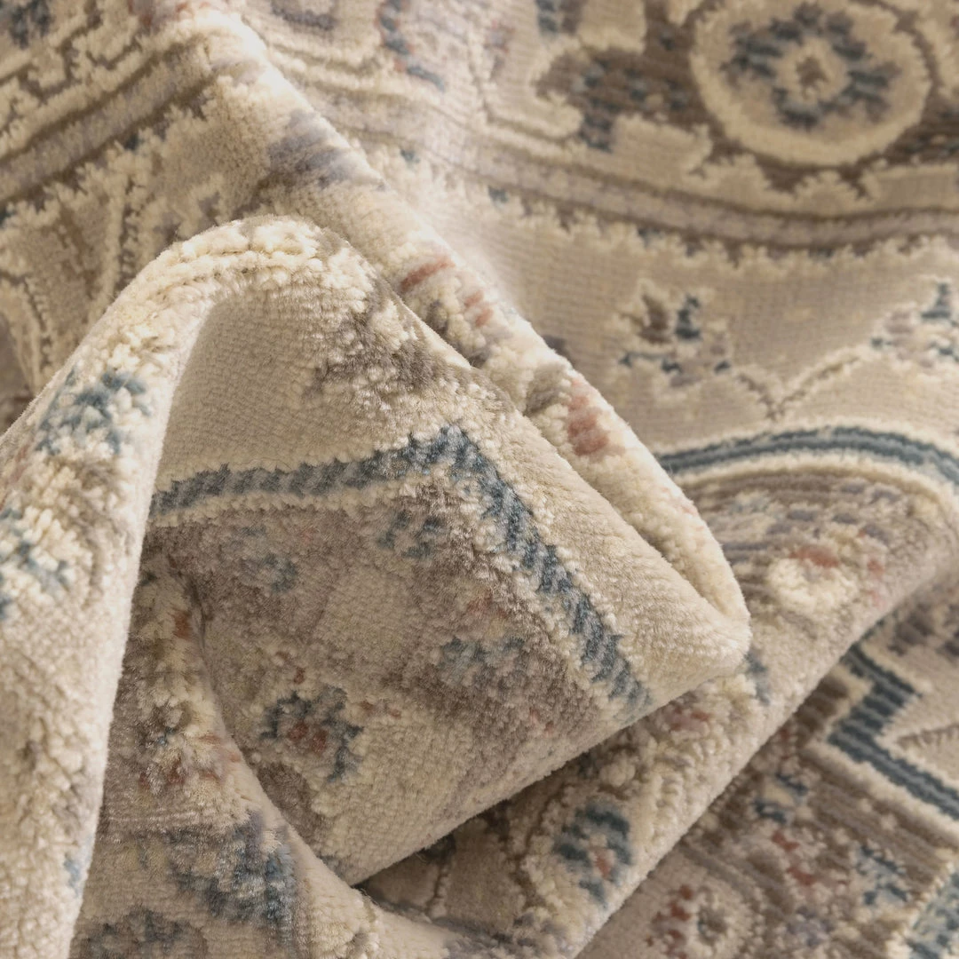 Well Woven Mariah Beige Vintage Oriental Medallion Rug 3 Well Woven Mariah Beige Vintage Oriental Medallion Rug