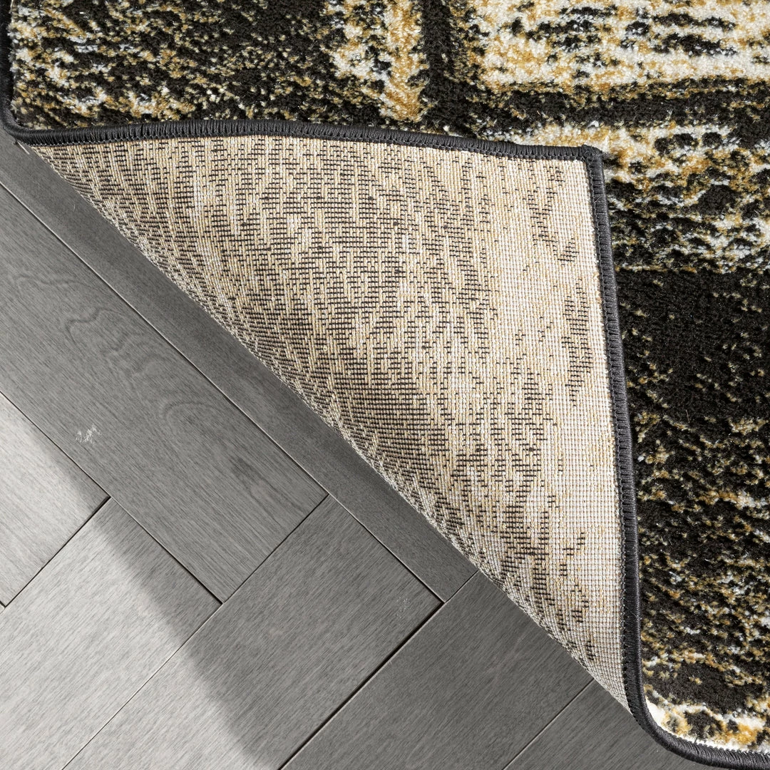 Well Woven Global Zaynab Vintage Abstract Border Yellow Glam Rug 7 Well Woven Global Zaynab Vintage Abstract Border Yellow Glam Rug