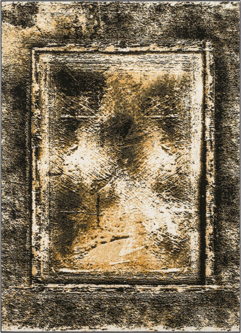 Well Woven Global Zaynab Vintage Abstract Border Yellow Glam Rug 2 Well Woven Global Zaynab Vintage Abstract Border Yellow Glam Rug