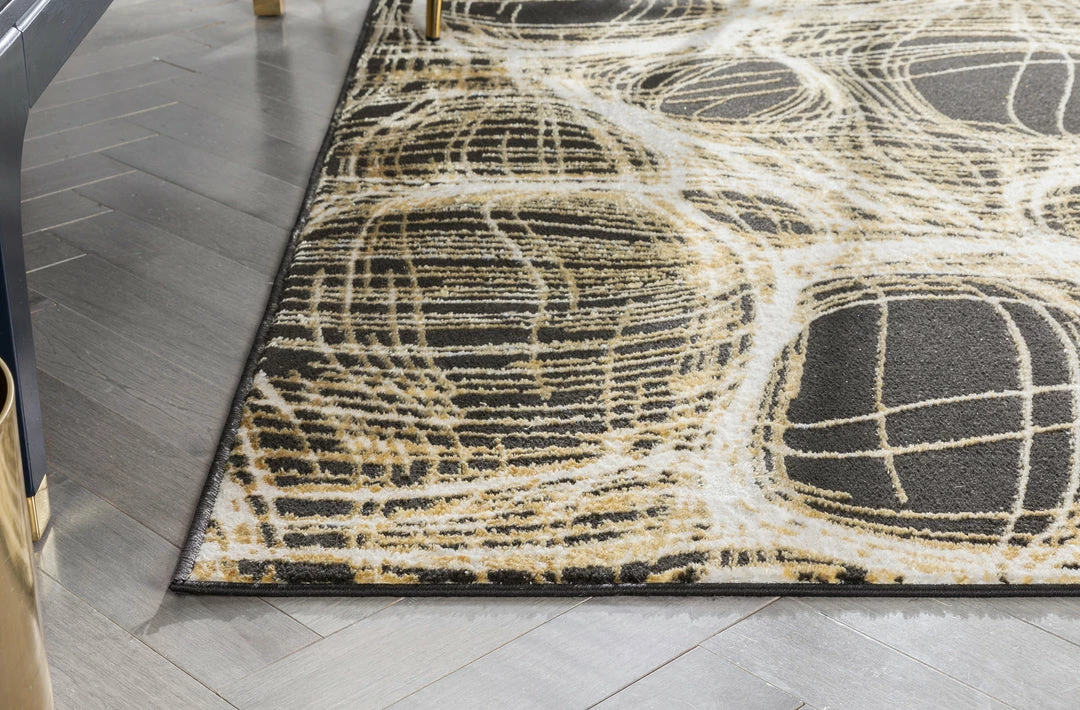 Well Woven Global Sinead Vintage Abstract Yellow Glam Rug 5 Well Woven Global Sinead Vintage Abstract Yellow Glam Rug