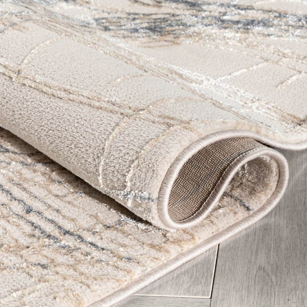 Well Woven Sinead Vintage Modern Abstract Ivory Glam Rug Global 6 Well Woven Sinead Vintage Modern Abstract Ivory Glam Rug Global